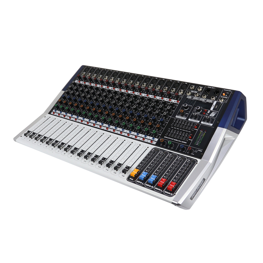 Audio Music Free - Professional 350W 16 Channel Metal Audio