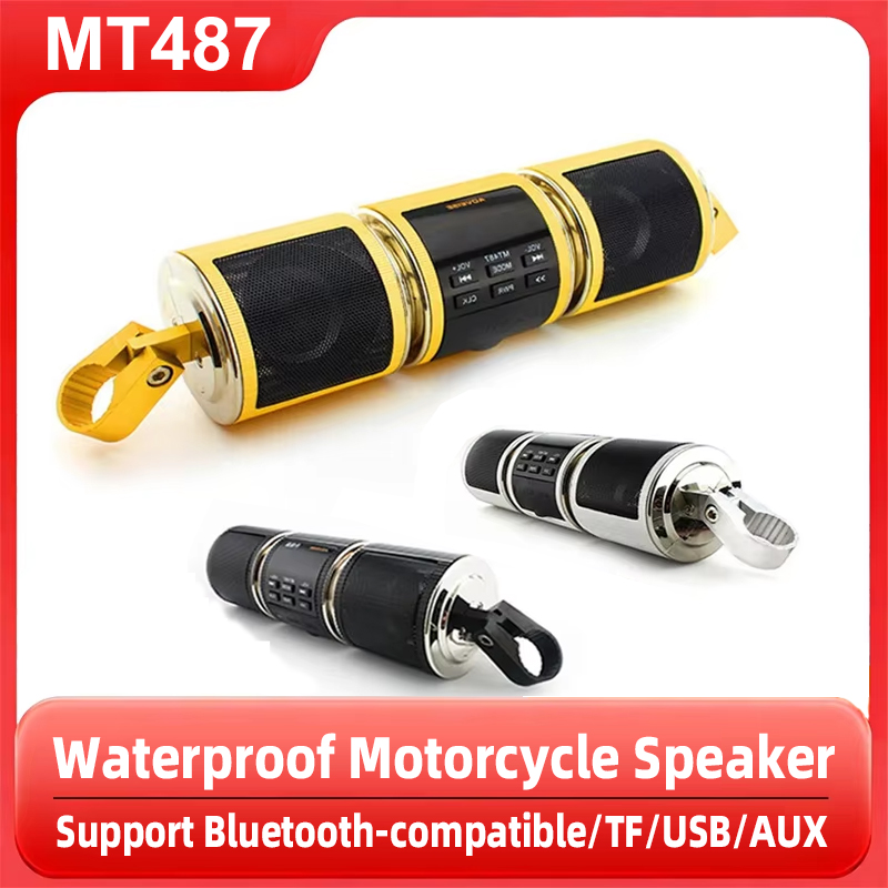 Audio Music Free Mp3 - Motorcycle Audio Bluetooth-Compatible AUX In Display