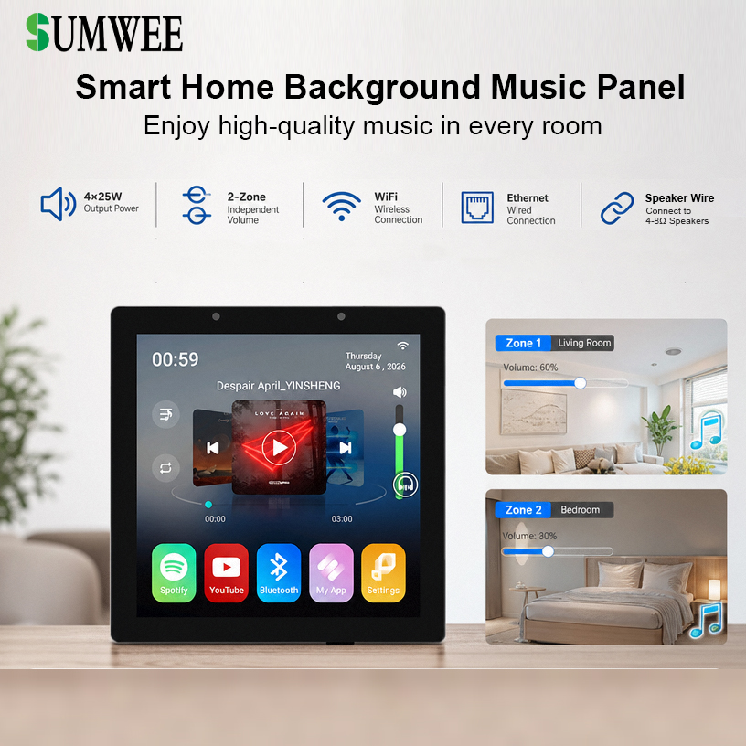 Audio Music In Background - Smart Home Background Music Wall Mounted
