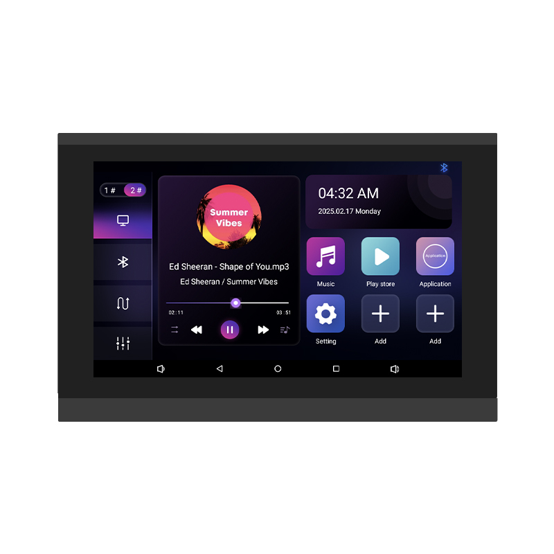 Audio Music In Background - 7 Inch Touch Screen 2 Zone