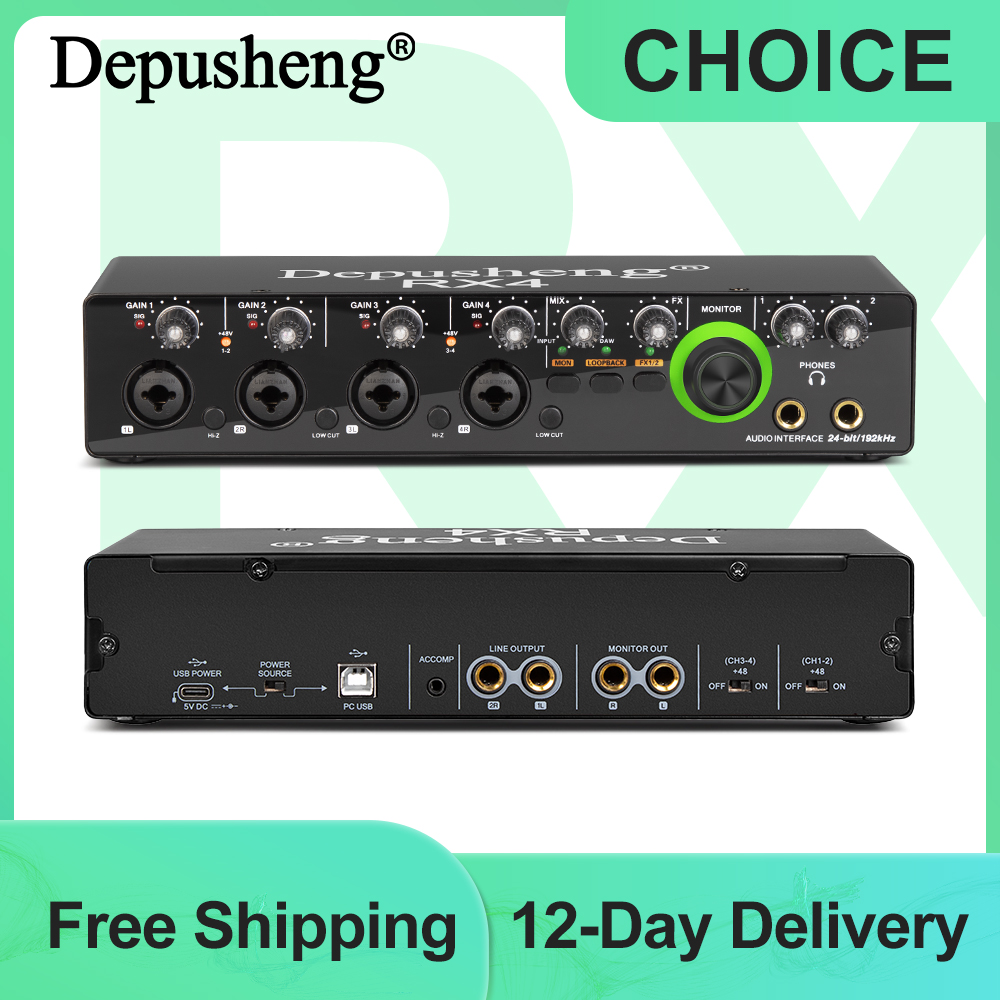 Depusheng Audio Interface RX4  - đánh giá và giá Audio Music Converter