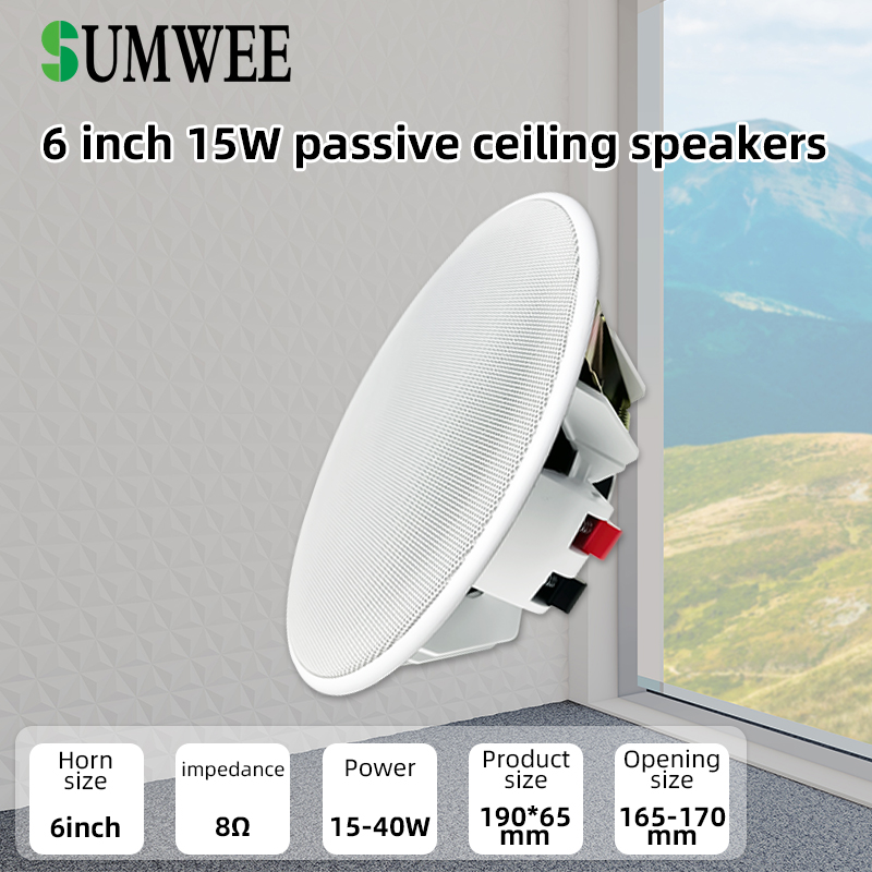 6 Inch 8ohm Ceiling Speaker Fu - đánh giá và giá Audio Music In Background