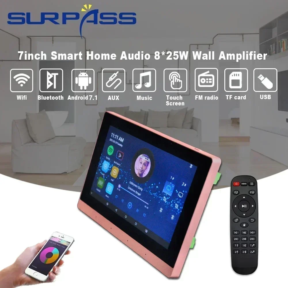 WIFI Màn Hình Cảm Ứng Trong Tư - đánh giá và giá Audio Music In Background
