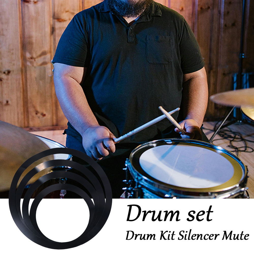 Round Shape Drum Mute Rings Da - đánh giá và giá Drum Practice Pad