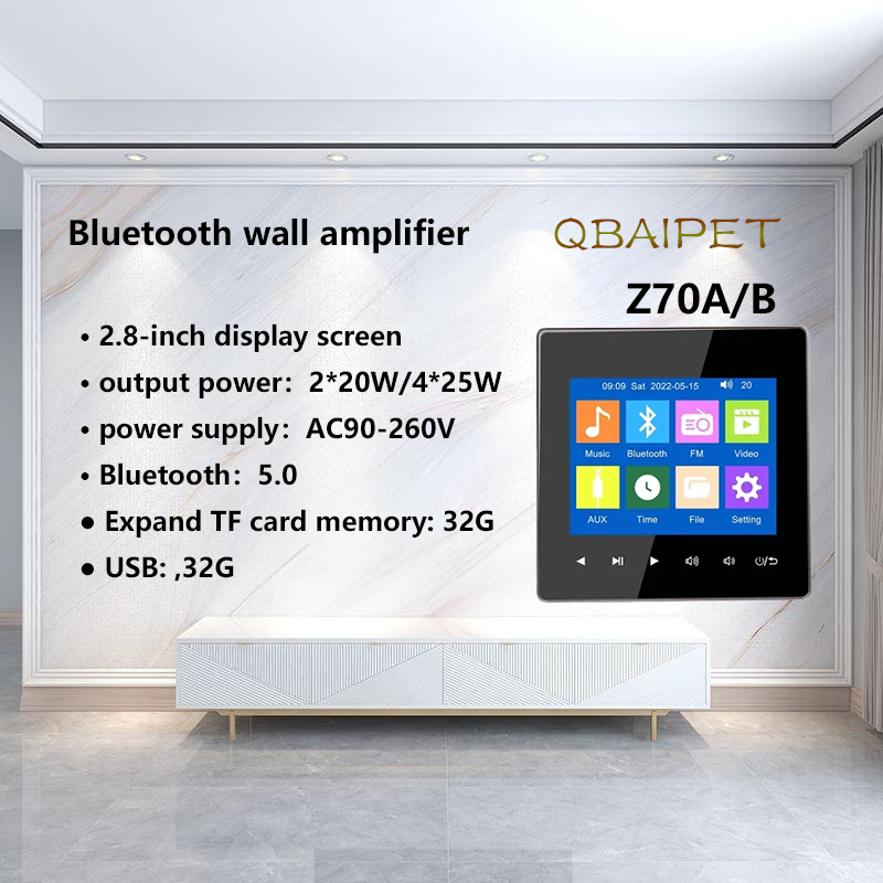 Home Bluetooth Wall Amplifier  - đánh giá và giá Audio Music In Background