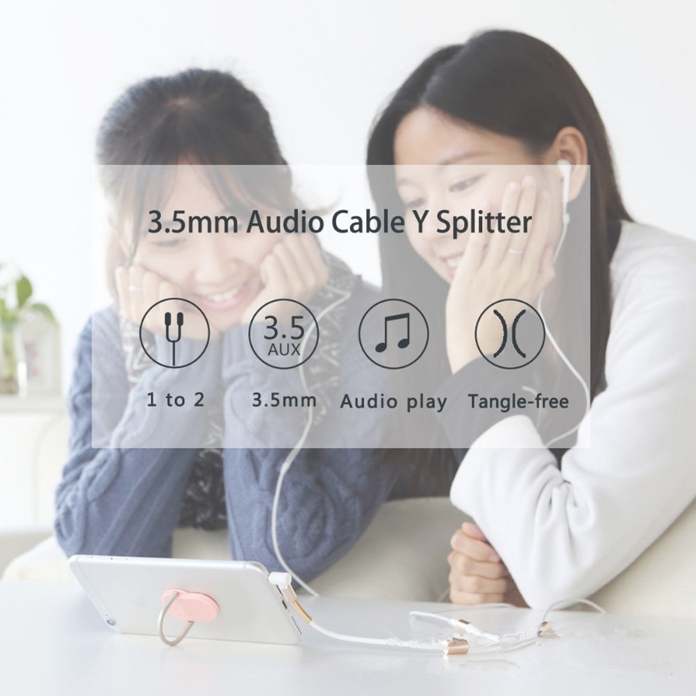 Dual 3.5mm Audio Line Aux Spli - đánh giá và giá Audio Music Online Mp3