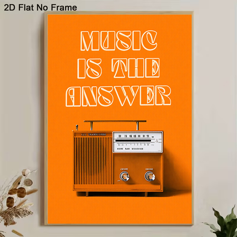 Vintage Radio Wall Art Framele - đánh giá và giá Audio Music In Background