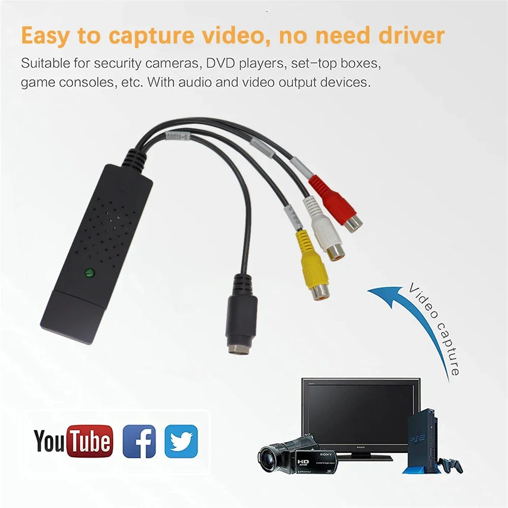 USB2.0 Audio Video Capture Car - đánh giá và giá Audio Music Converter