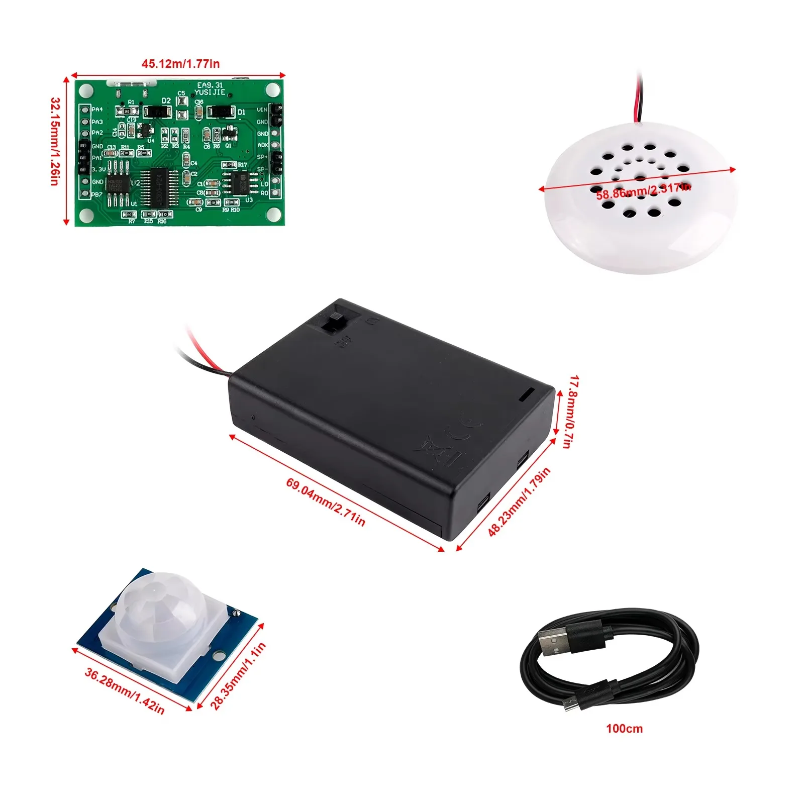 DIYmall PIR Motion Sensor MP3  - đánh giá và giá Audio Music App