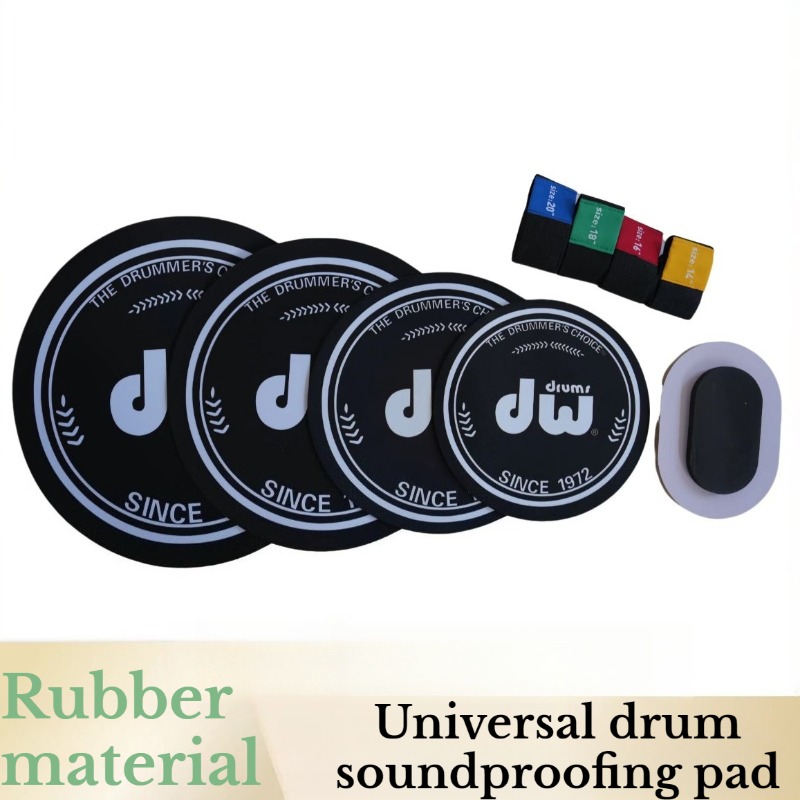 Rubber Drum Mute Pad Thicken S - đánh giá và giá Drum Practice Pad