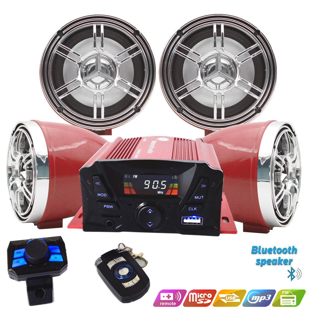 12V 4 Kênh UTV ATV Xe Golf Xe  - đánh giá và giá Audio Music Free Mp3