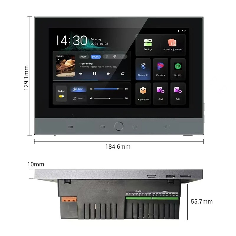 Touch Screen Remote Control Wi - đánh giá và giá Audio Music In Background