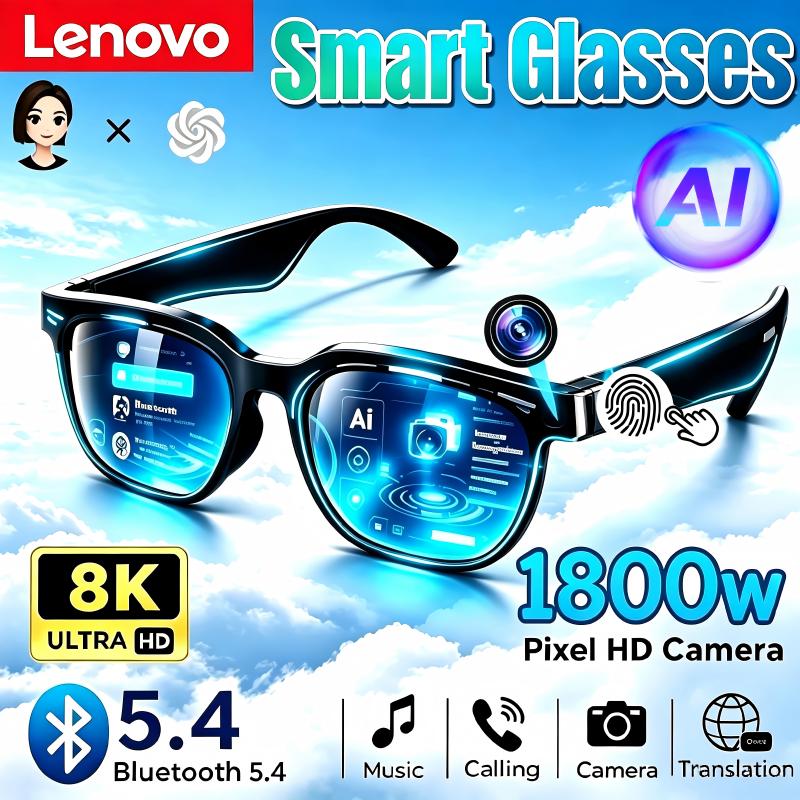 Lenovo Smart Glasses AI Transl - đánh giá và giá Audio Music Recording