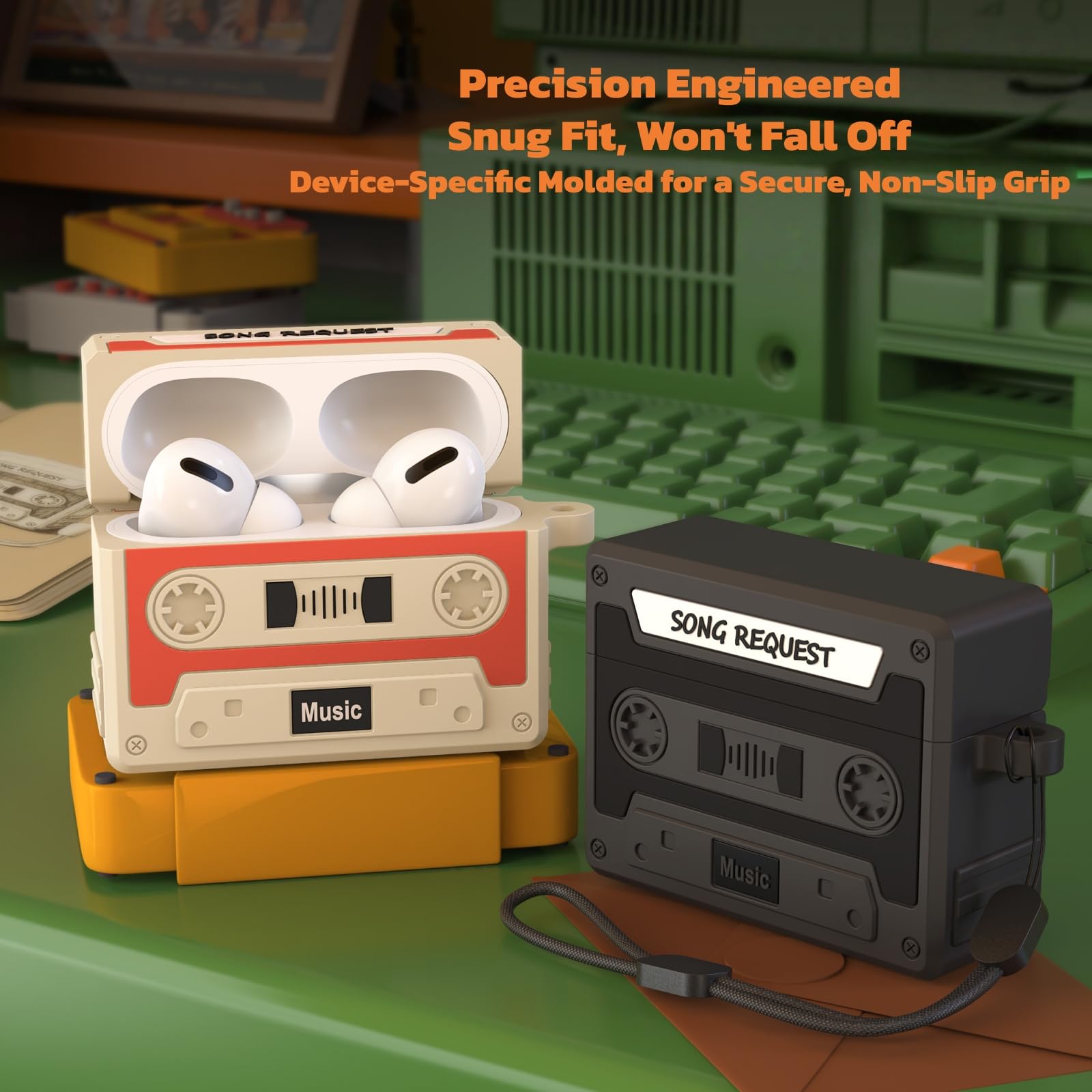 Retro Cassette Case For AirPod - đánh giá và giá Anker Speaker Soundcore Boom 2