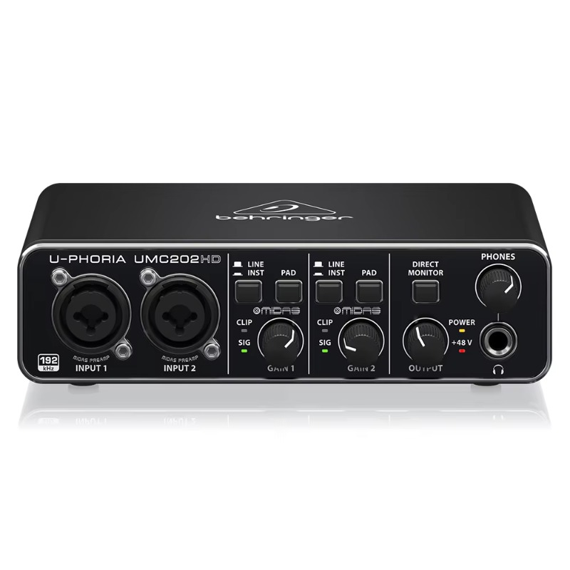 Behringer U-Phoria Studio Pro  - đánh giá và giá Audio Music Recording