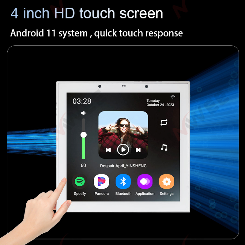 TUYA Smart Home 4 Inch Android - đánh giá và giá Audio Music In Background