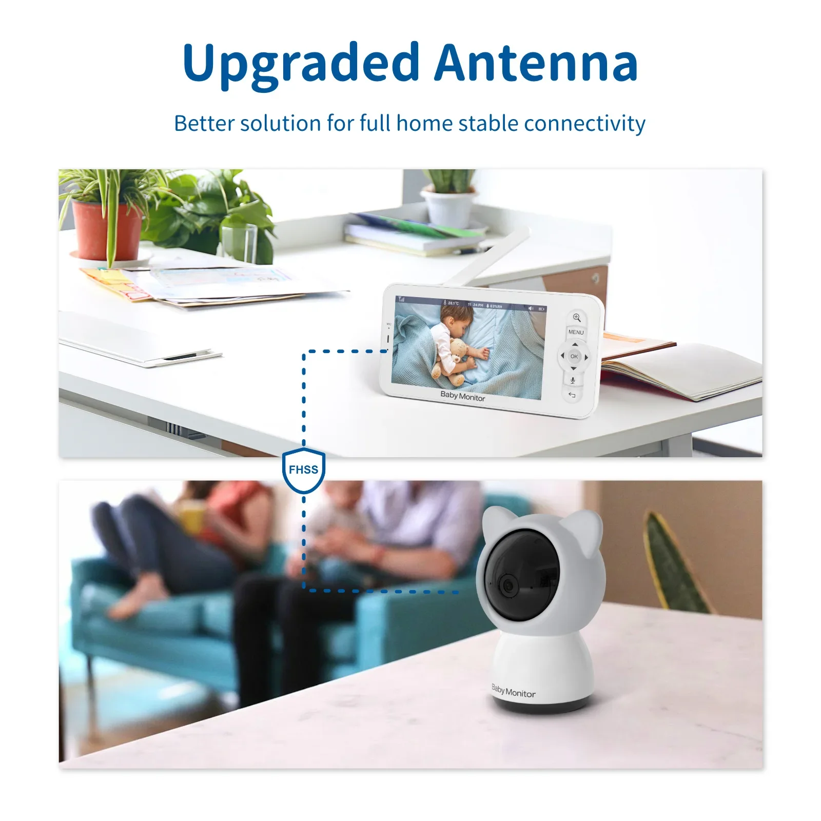 Baby Monitor HD 5 Inch LCD Two - đánh giá và giá Audio Music Apps