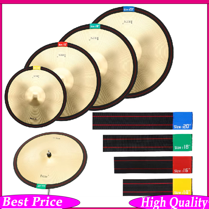 4Pcs/Set Drum Practice Cymbal  - đánh giá và giá Drum Practice Pad