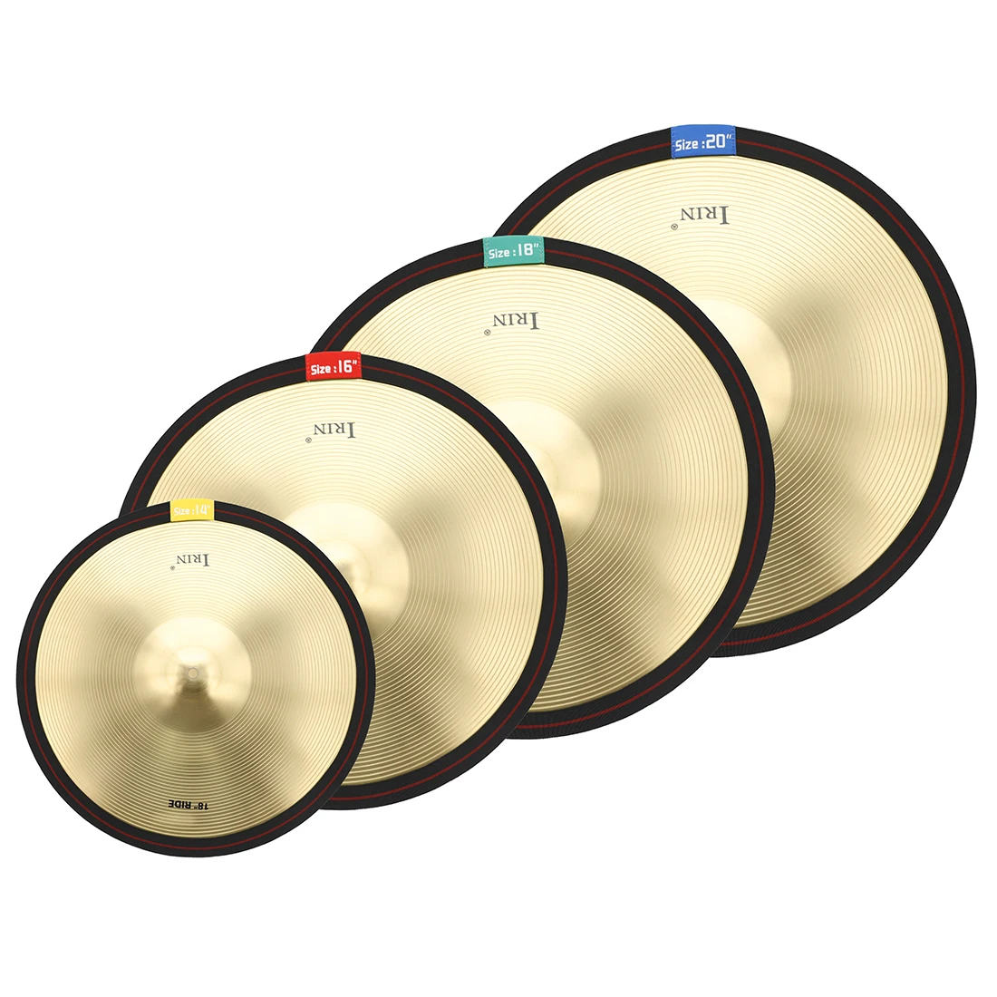 4Pcs/Set Drum Practice Cymbal  - đánh giá và giá Drum Practice Pad