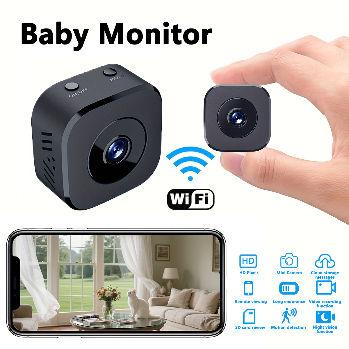 1080P HD Mini WiFi Camera Indo - đánh giá và giá Audio Music Recording