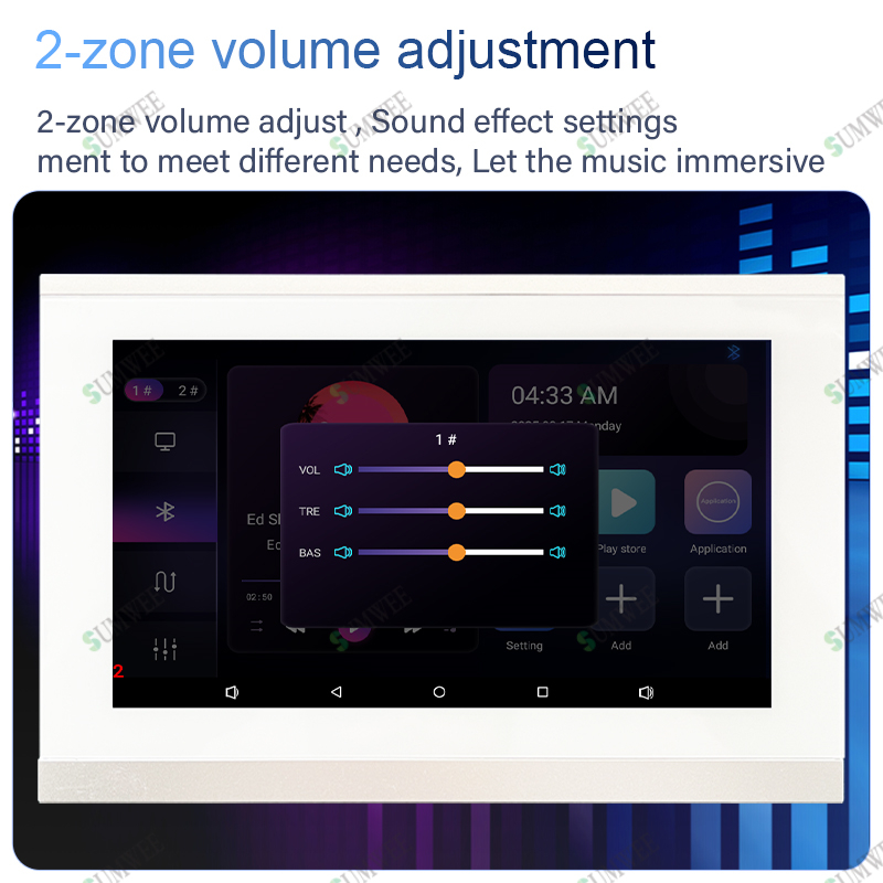 7 Inch Touch Screen 2 Zone Sma - đánh giá và giá Audio Music In Background