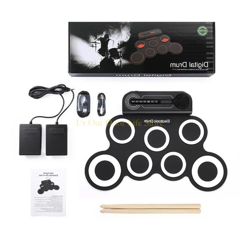Tấm đệm luyện tập bằng silicon - đánh giá và giá Drum Practice Pad