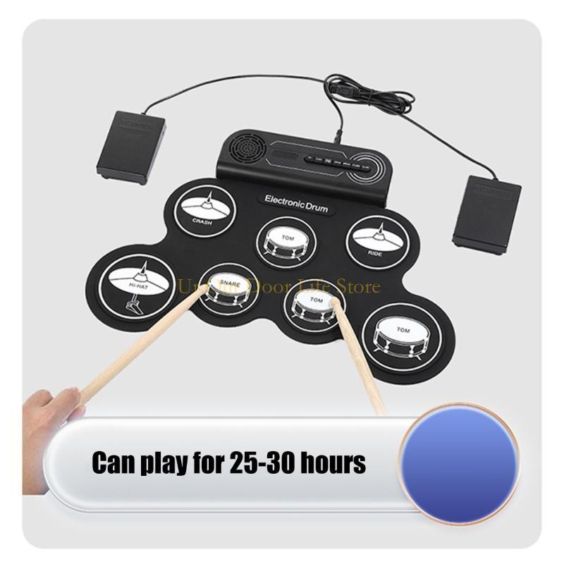 Tấm đệm luyện tập bằng silicon - đánh giá và giá Drum Practice Pad