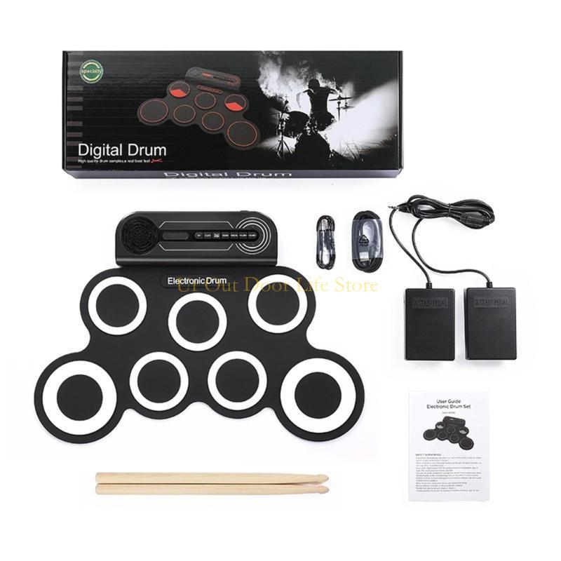 Tấm đệm luyện tập bằng silicon - đánh giá và giá Drum Practice Pad