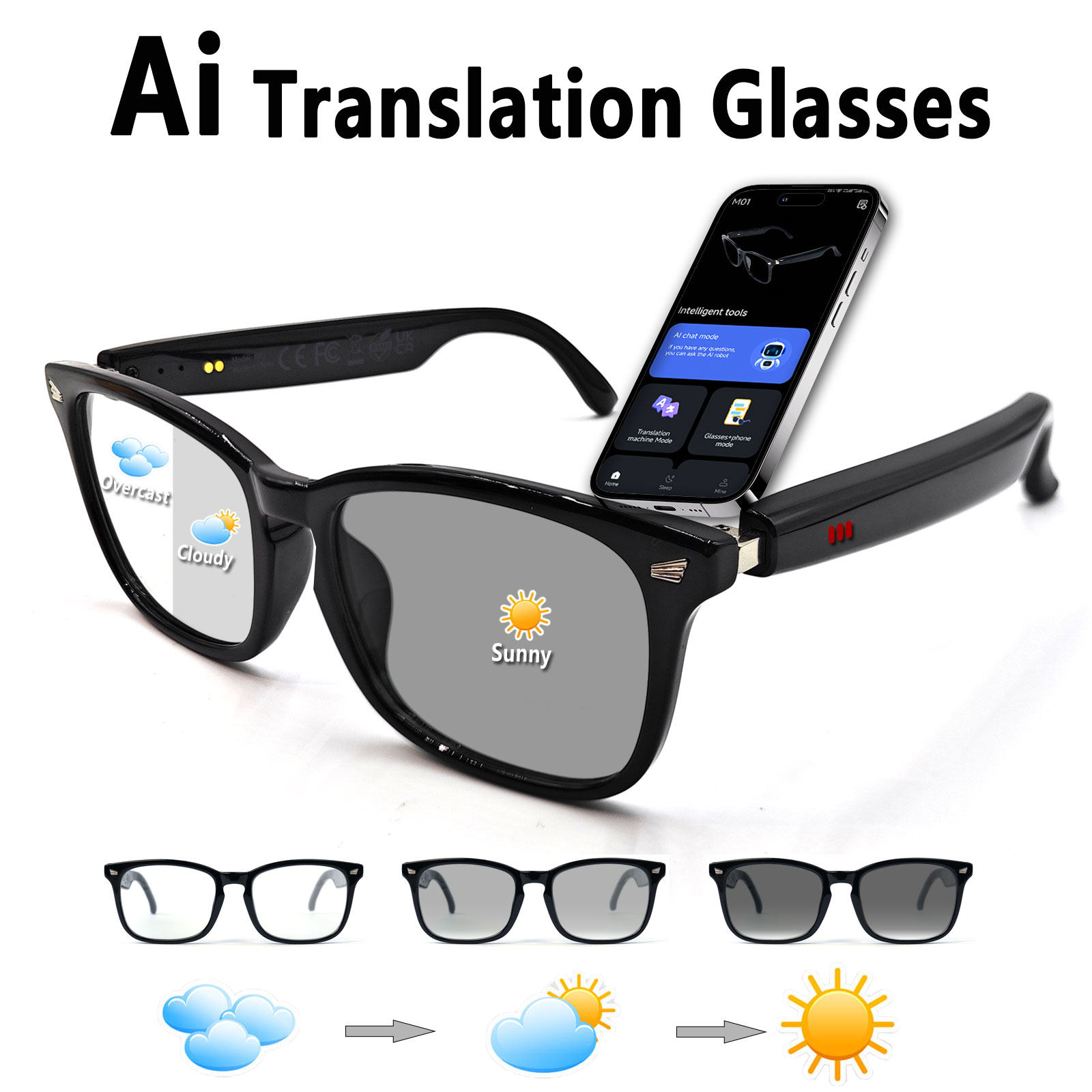 Audio glasses, translation gla - đánh giá và giá Audio Music Apps