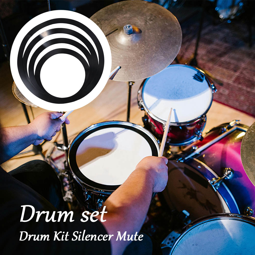 Round Shape Drum Mute Rings Da - đánh giá và giá Drum Practice Pad