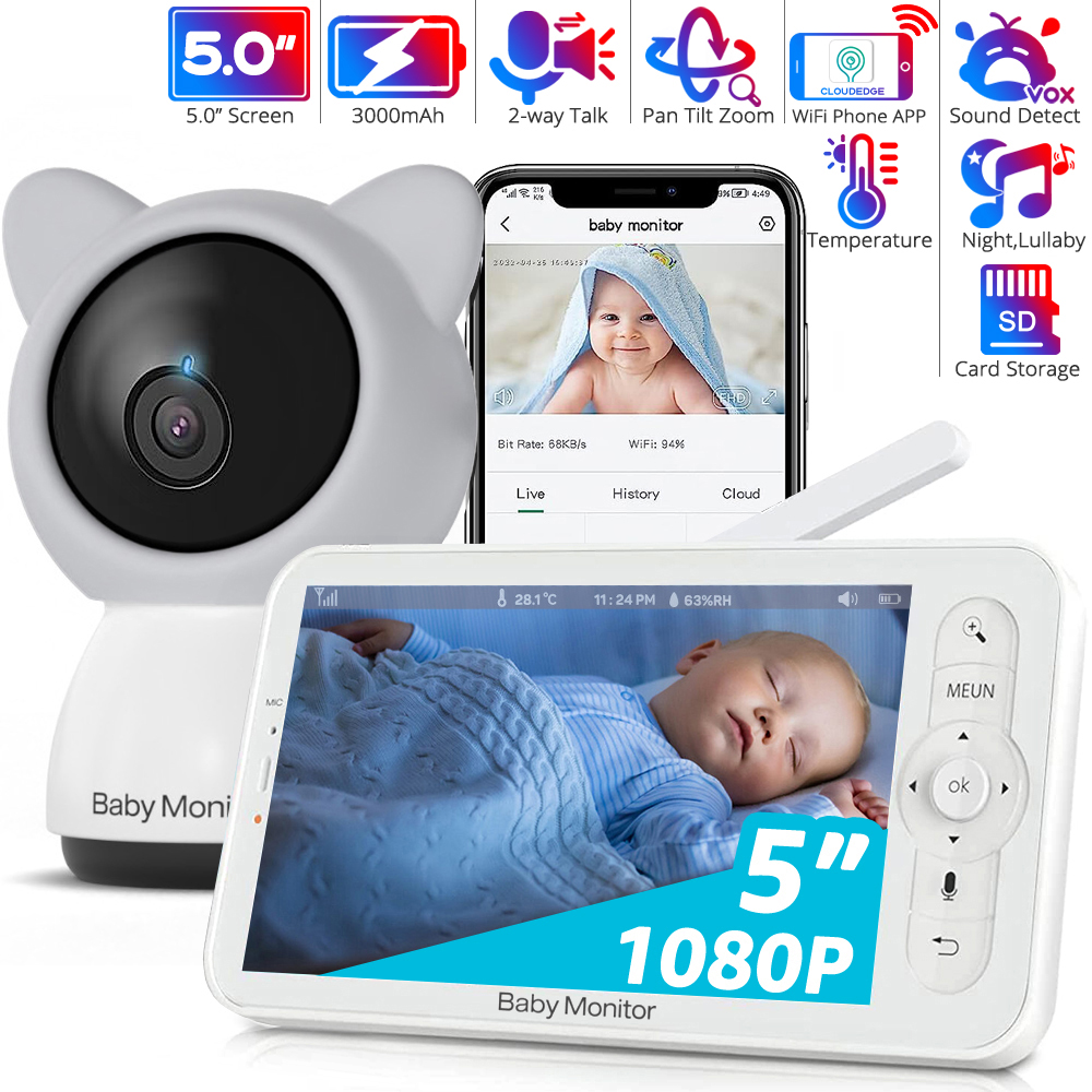 HD WiFi Baby Monitor with APP, - đánh giá và giá Audio Music Apps