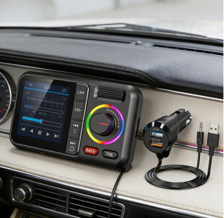 Wireless FM Transmitter with B - đánh giá và giá Audio Music App