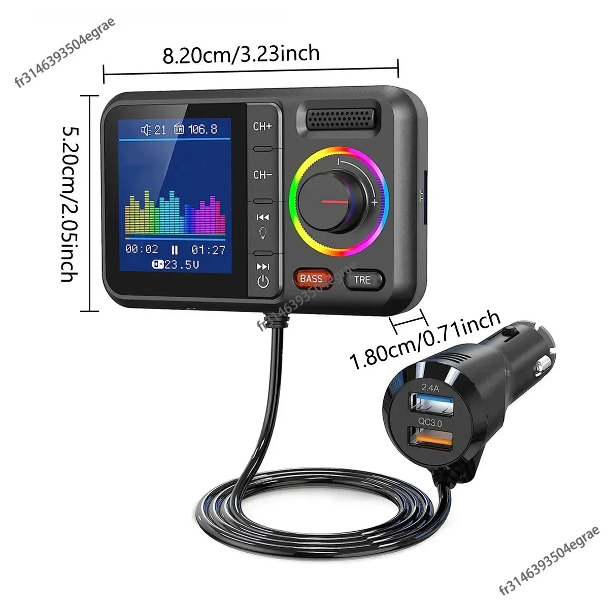 Wireless FM Transmitter with B - đánh giá và giá Audio Music App