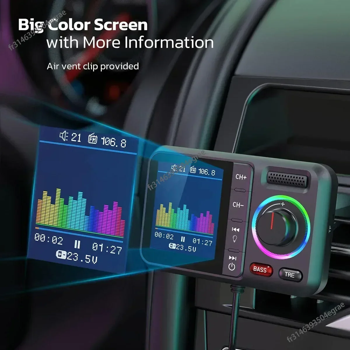 Wireless FM Transmitter with B - đánh giá và giá Audio Music App