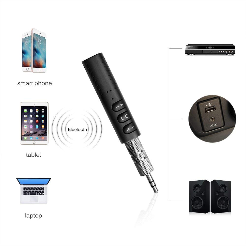 3.5mm Jack Wireless Bluetooth  - đánh giá và giá Audio Music Free Mp3