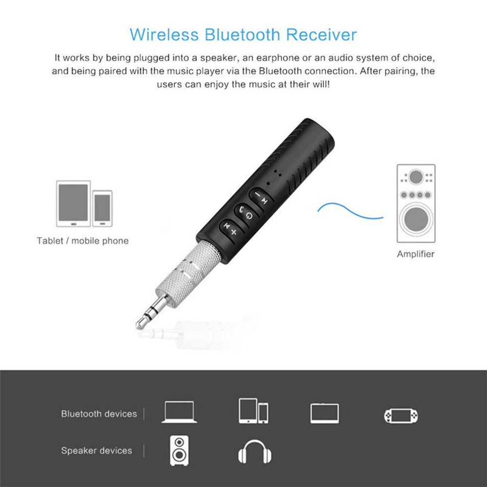 3.5mm Jack Wireless Bluetooth  - đánh giá và giá Audio Music Free Mp3